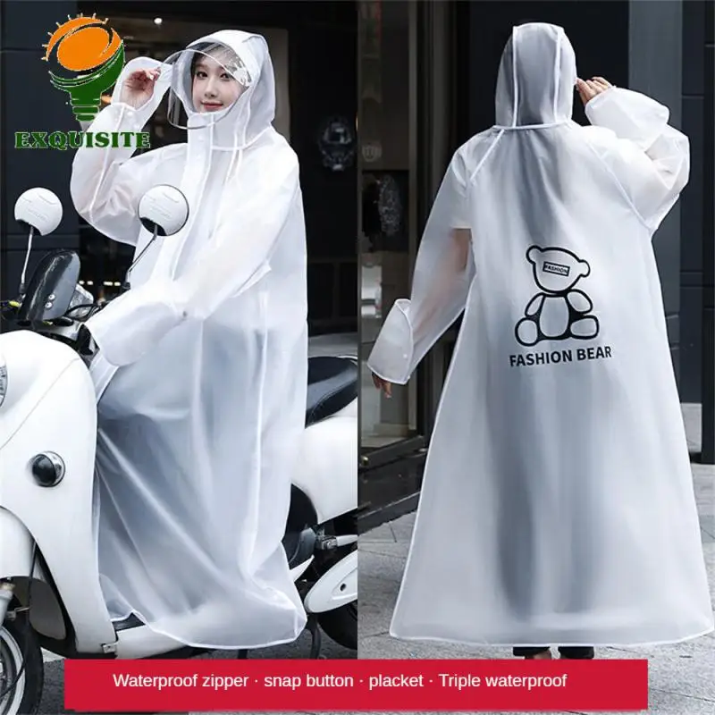 Long Raincoat Can Walk Raincoat Ridable Long Style Rain Gear Conjoined Raincoat Full Body Raincoat Multi-style Poncho Backpack