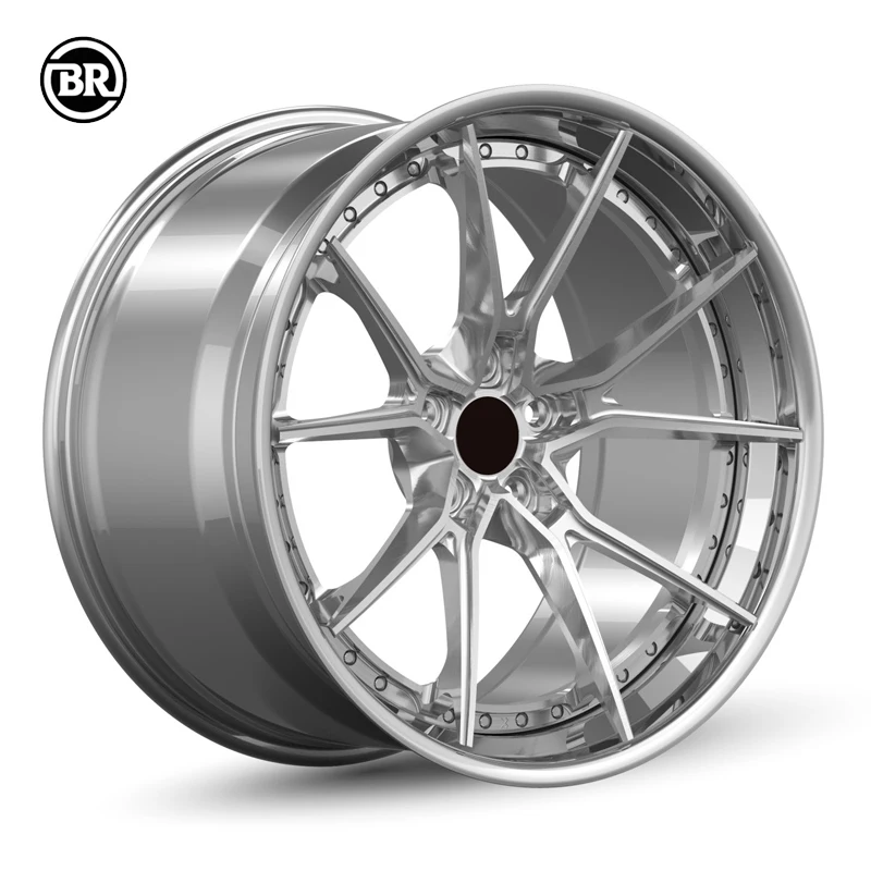 

Borui 19 Inch ~20 Inch Ultra Silver Milled Surface Passenger Car Aluminum Wheel Rim Alloy Wheel