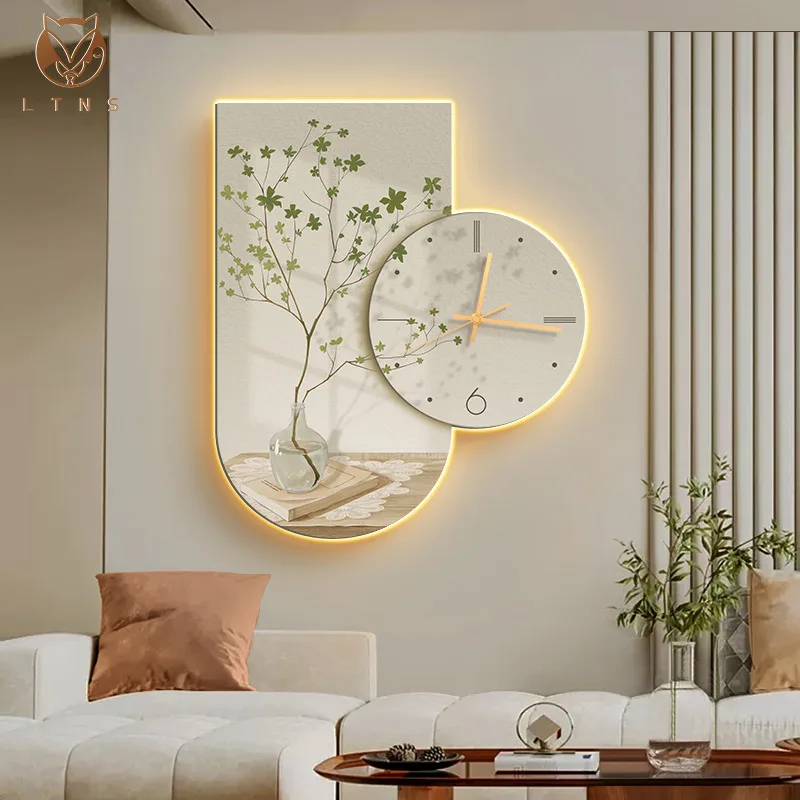 

Personalised Wall Clock Chinese Style Industrial Design Large 3d Wall Clock Digital Smart Kids Bedroom Reloj Pared Clocks Home