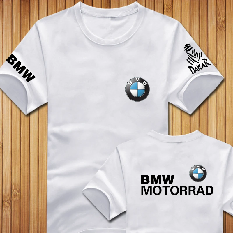 

BMWT-shirt R1200GS Short-sleeved Racing Pure Cotton T-shirt Men and Women Same Style Plus Size Graphic T Shirts Streetwear