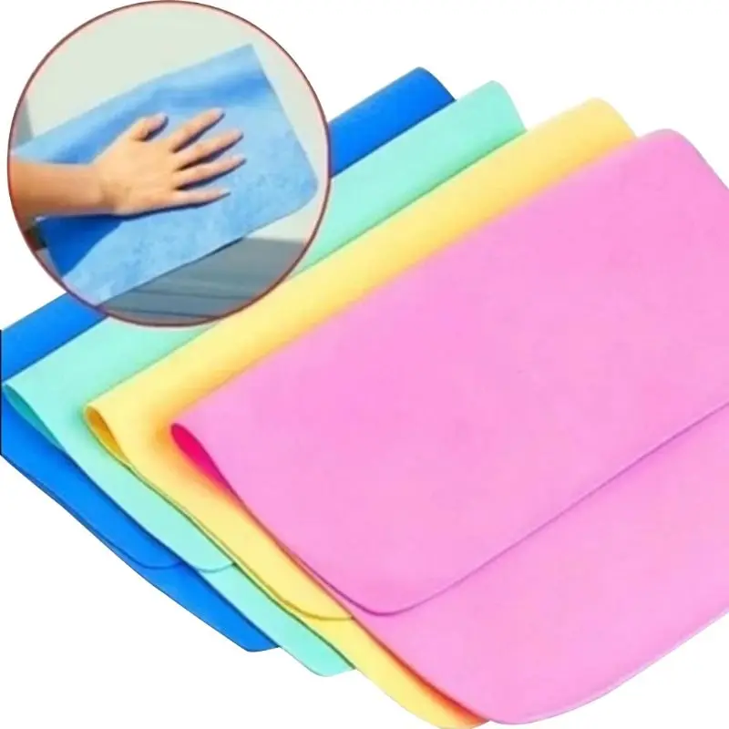 Chamois Cloth Towel Synthetic Drying Chamois Super Absorption Cloth for Cars Pet