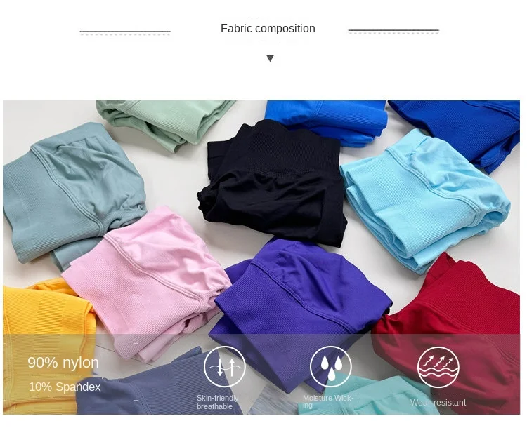 Quality Seamless Scrunch Push Up Gym Shorts Running Workout Shorts Female Yoga Leggings Women Hight Waist Sports Shorts