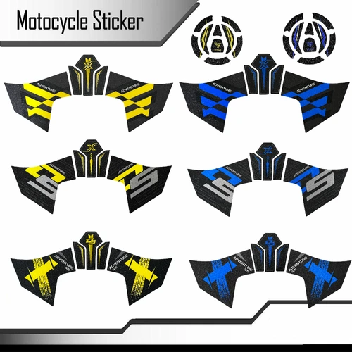 Imagen 2 del producto Pegatinas de tanque de combustible para VOGE DS525X, Protector de almohadilla esmerilada de barra lateral, accesorios antideslizantes impermeables para motocicleta Loncin 525 DSX