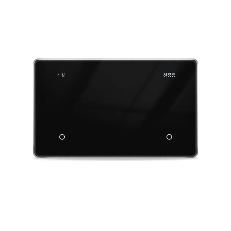 

FFYY-TUYA Zigbee Smart Touchscreen Switch 1/2/3/4 Gang DIY Custom Name Voice Remote Control Panel For Alexa Google Home 2