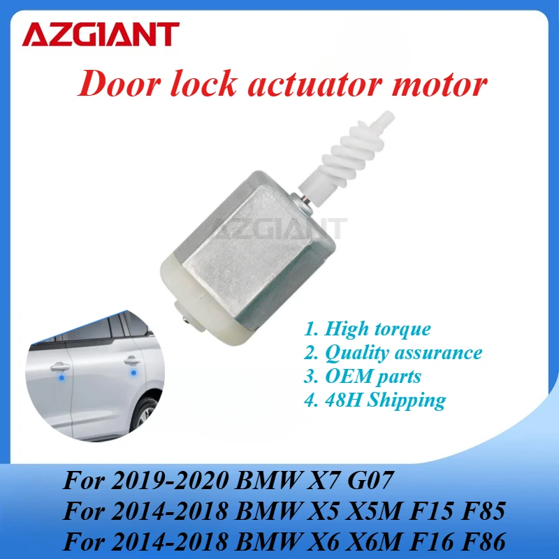 

AZGIANT 1021066 9T2724 Door lock actuator motor for BMW X7 G07/BMW X5 X5M F15 F85/BMW X6 X6M F16 F86 New replacement parts OEM
