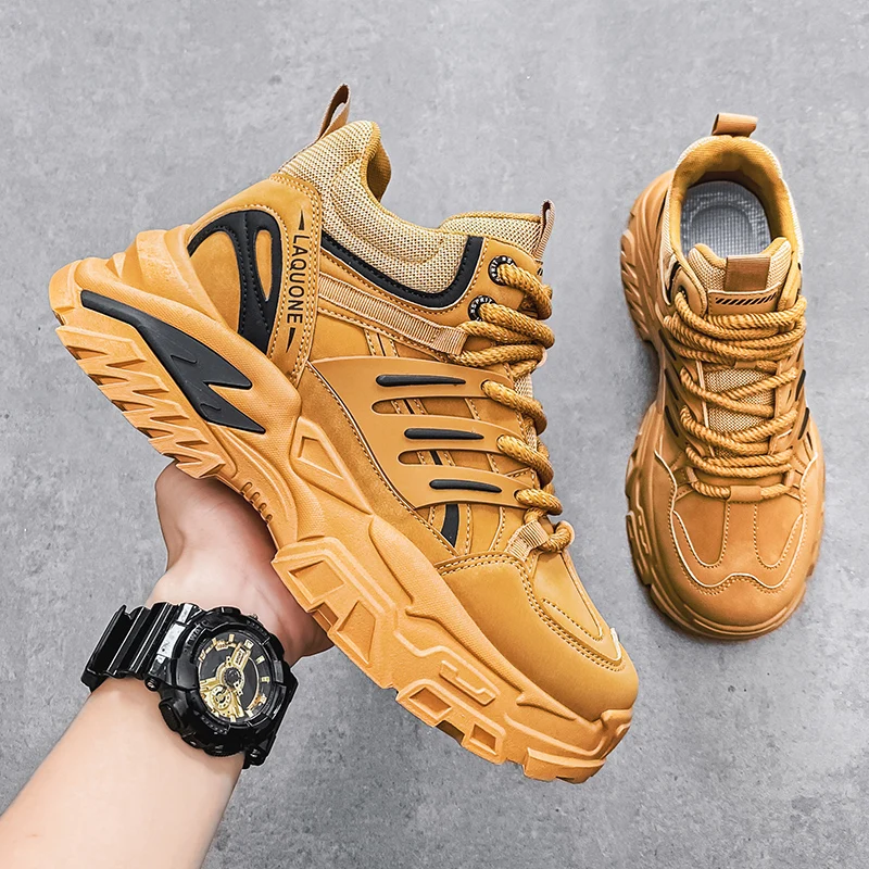 

Ankle Boots High-top Shoes Sports and Leisure Soft and Comfortable Casual Sneaker Men's Casual Shoes All-match Wear-resistant