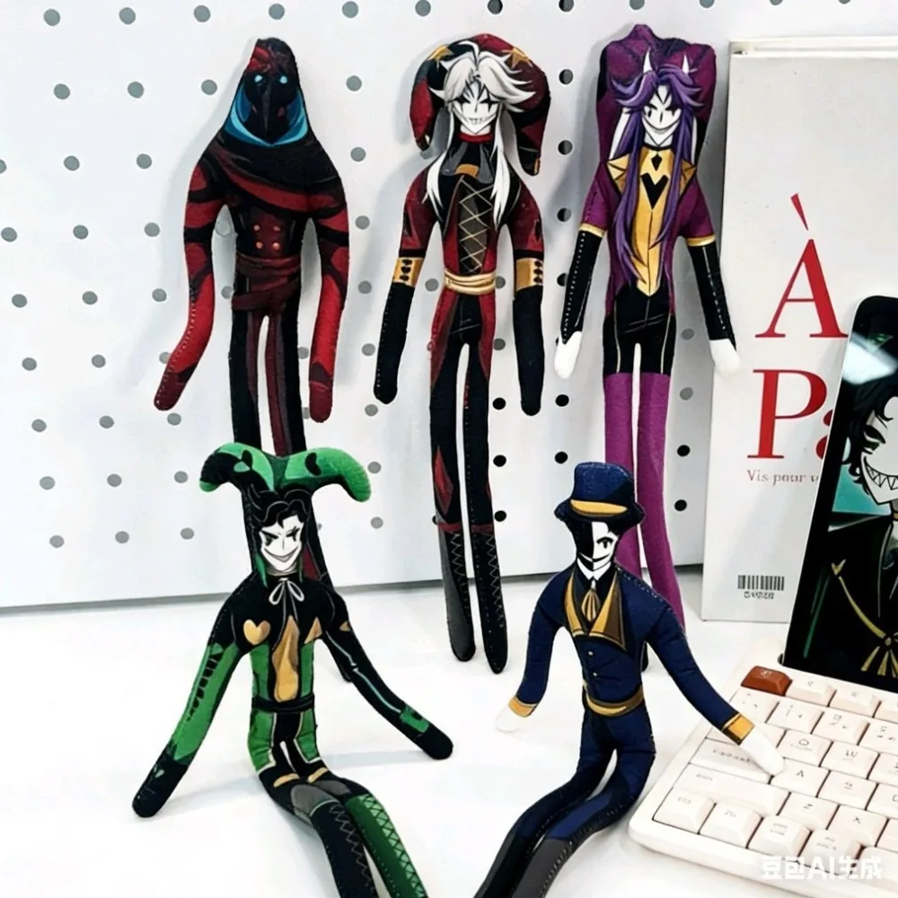 Game The Freak Circus Pierrot Mouse-shaped Dry Doll with Skeleton and Wire Hands and Feet Abstract and Funny Doll Keychains
