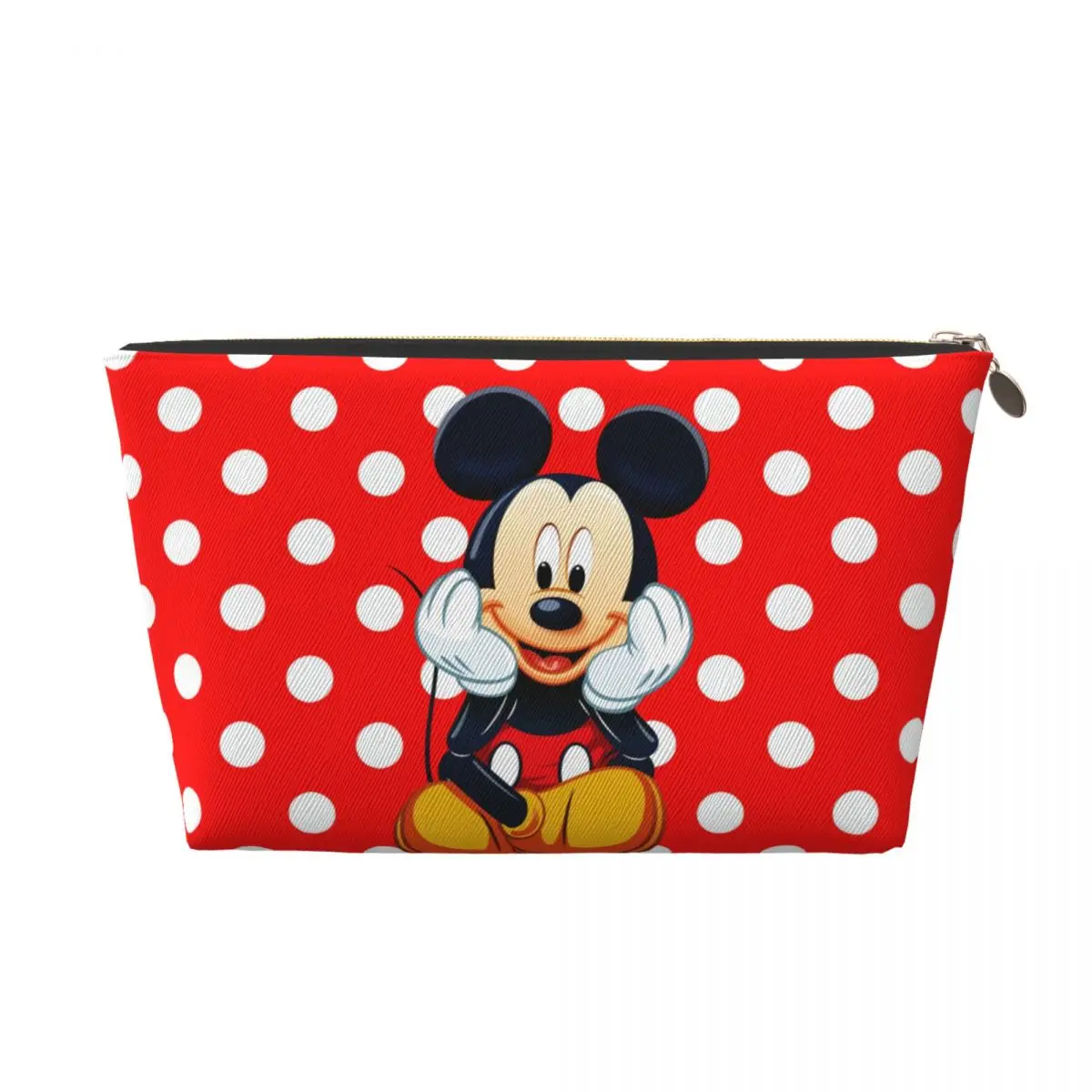 Custom Comics Mickey Mouse Travel Cosmetic Bag for Women Cartoon Makeup Toiletry Organizer Ladies Beauty Storage Dopp Kit