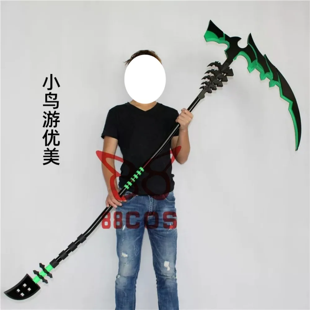 Dead Master Green Version Takanashi Yumi Cosplay Prop Scythe for Anime Exhibition Halloween Party