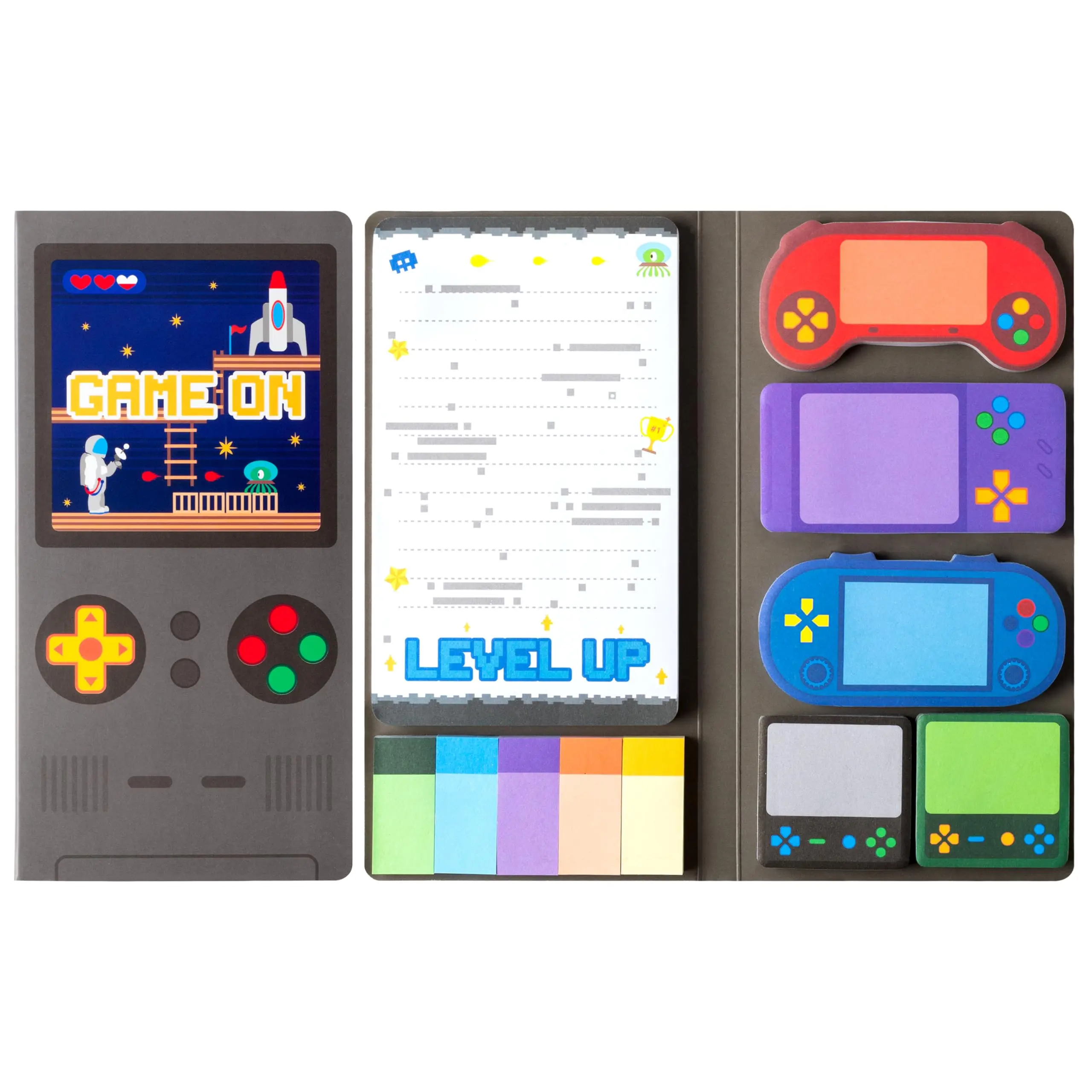 

Video game convenient note set self-adhesive note page mark fixed bookmark sticker office school supplies bookmark sticker