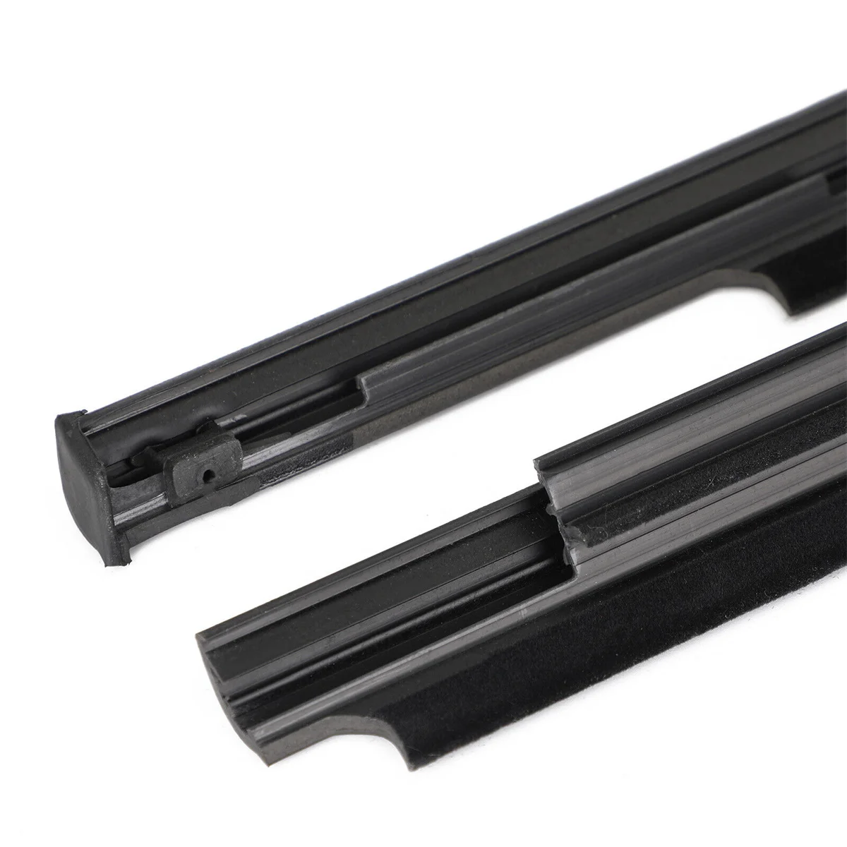 4PCS Car Outer Door Windows Rubber Weatherstrip For Mitsubishi Outlander 07-12 Waterproof Pressure Sealing Strip Car Accessories