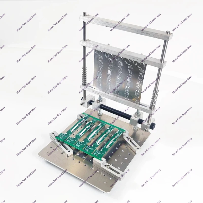 Manual Small Machine Manual Screen Printing Station PCB Stencil Solder Paste Printing Station SMT Solder Paste Printing
