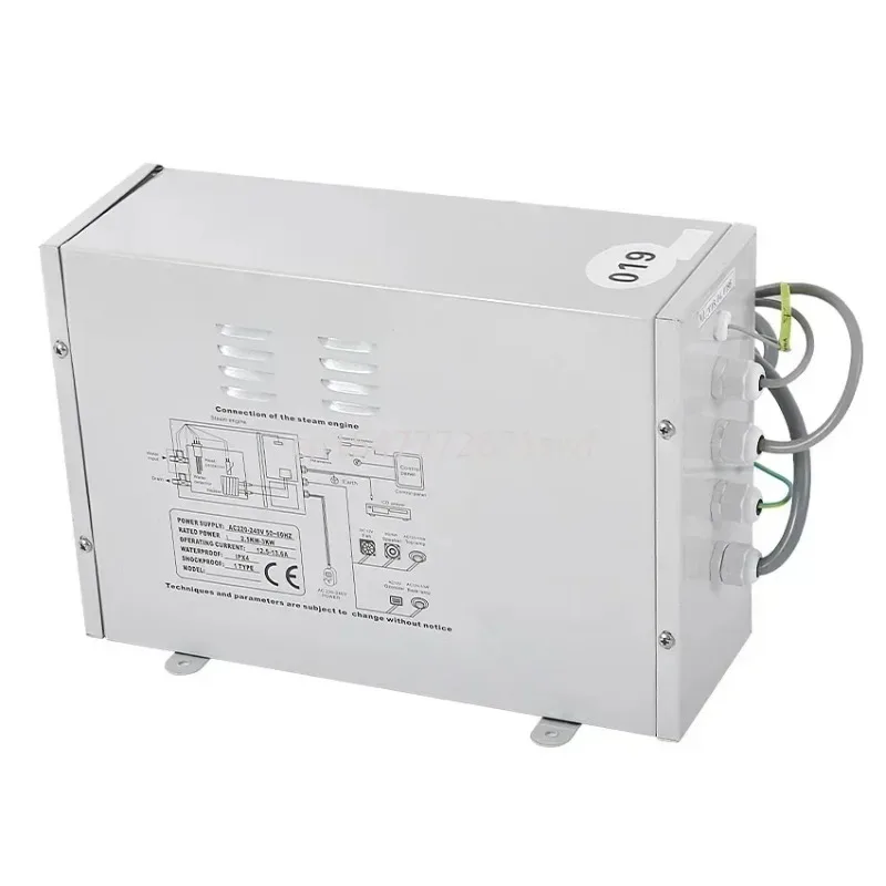 

TR-019 Steam Generator System Home Shower Room Steam Generator Sauna Bath Steam Equipment With Remote Control 220V 3000W