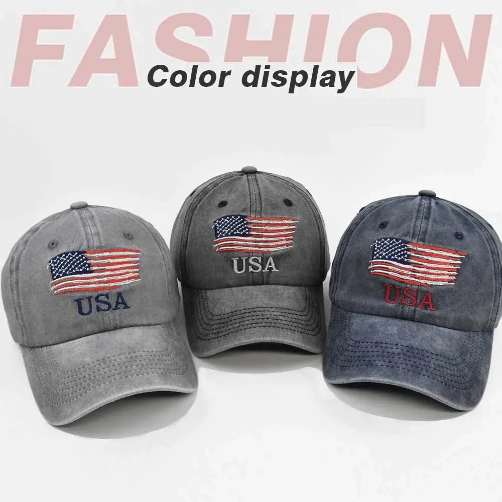 

Fashion Cotton Men Women Tactical Army Military Baseball Cap Usa American Flag Outdoor Unisex Hip Hop Hats For Runing