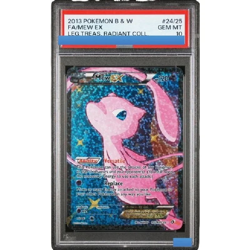 

Proxy POKEMON BLACK & WHITE LEGENDARY TREASURES RADIANT COLLECTION #RC24 MEW EX Authentication Grading 10 Game Card