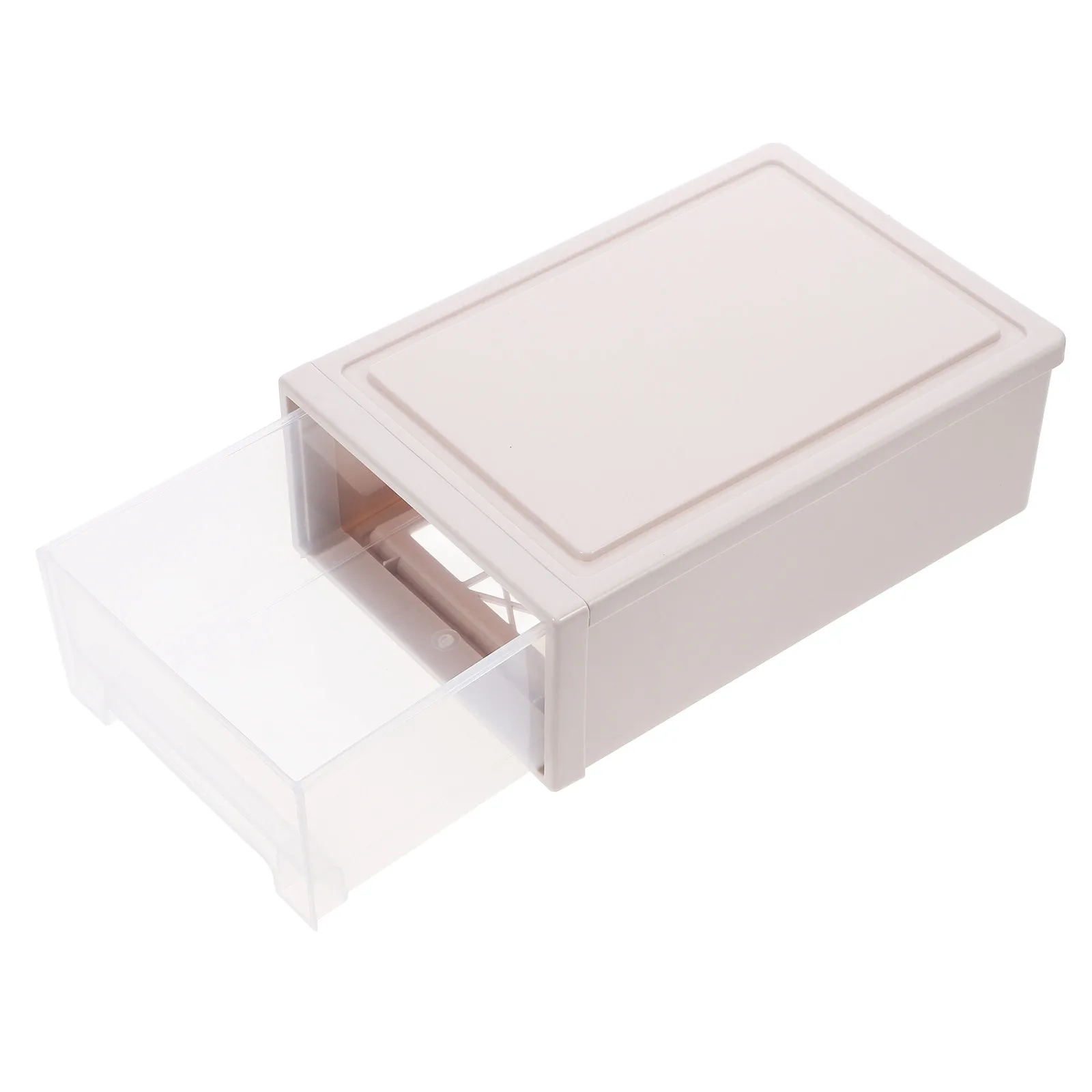 プラスチック製収納引き出し-大容量-スタッキング可能-透明窓付き-衣類-毛布-キルト-本-ホリデーデコレーション-クローゼット用