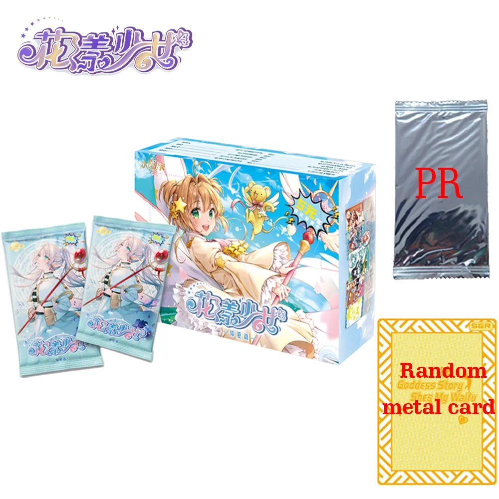 Goddess Story Flower Girl Collection Cards Booster Box Waifu Card Tcg Anime Cute Girl Bikini Game Card Child Table Toys For Gift