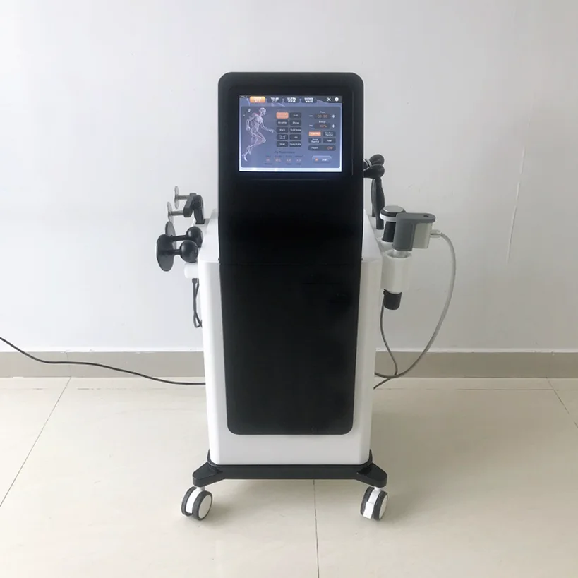 Portable Physiotherapy Electromagnetic Shockwave Equipment 3 in 1 Physical Therapy Equipment Tecar Ultrawave and Tecar CET RET