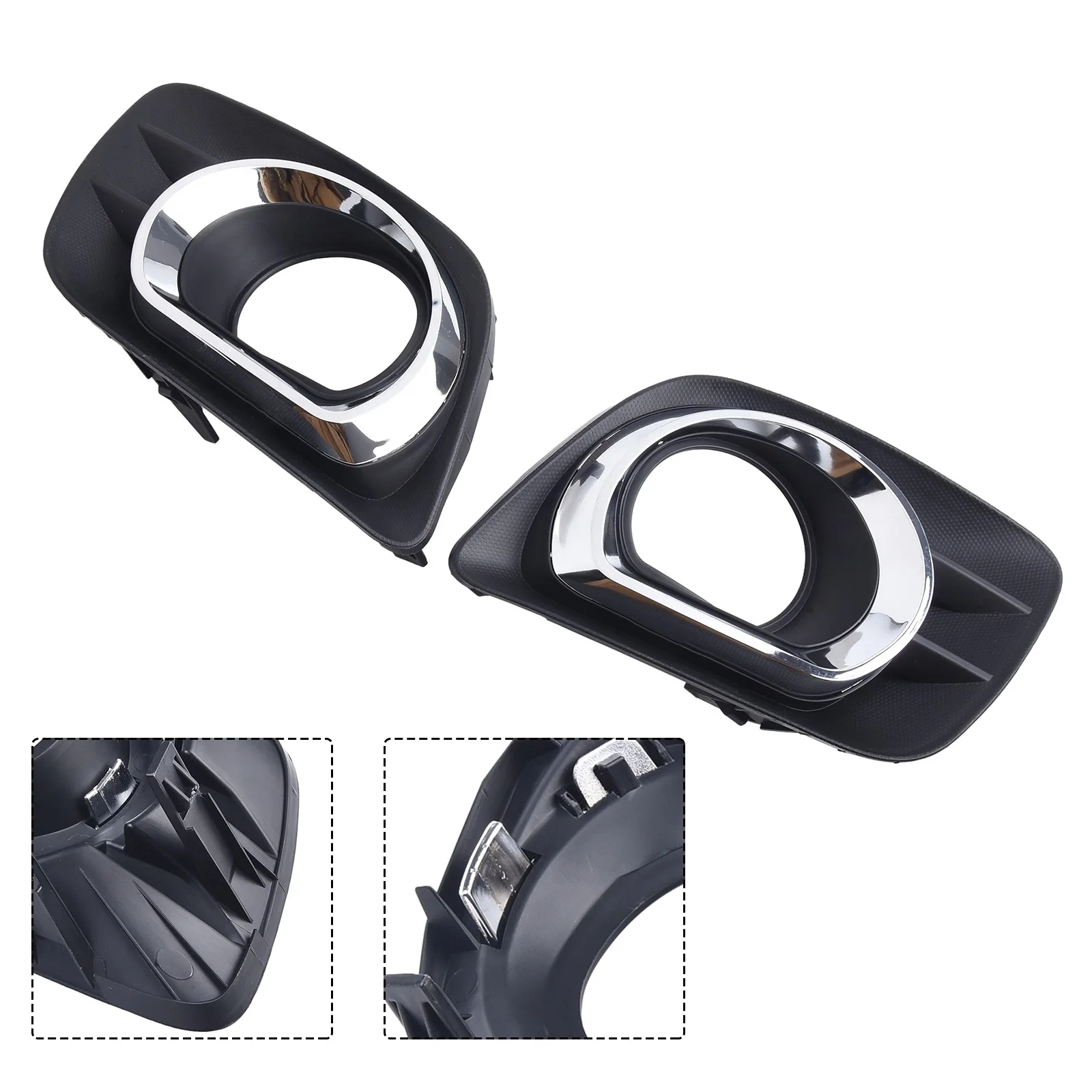 Cover Fog Light Light Right 2009-2011 Black & Silver Convenient Direct Replacement For Pontiac Vibe Convenient