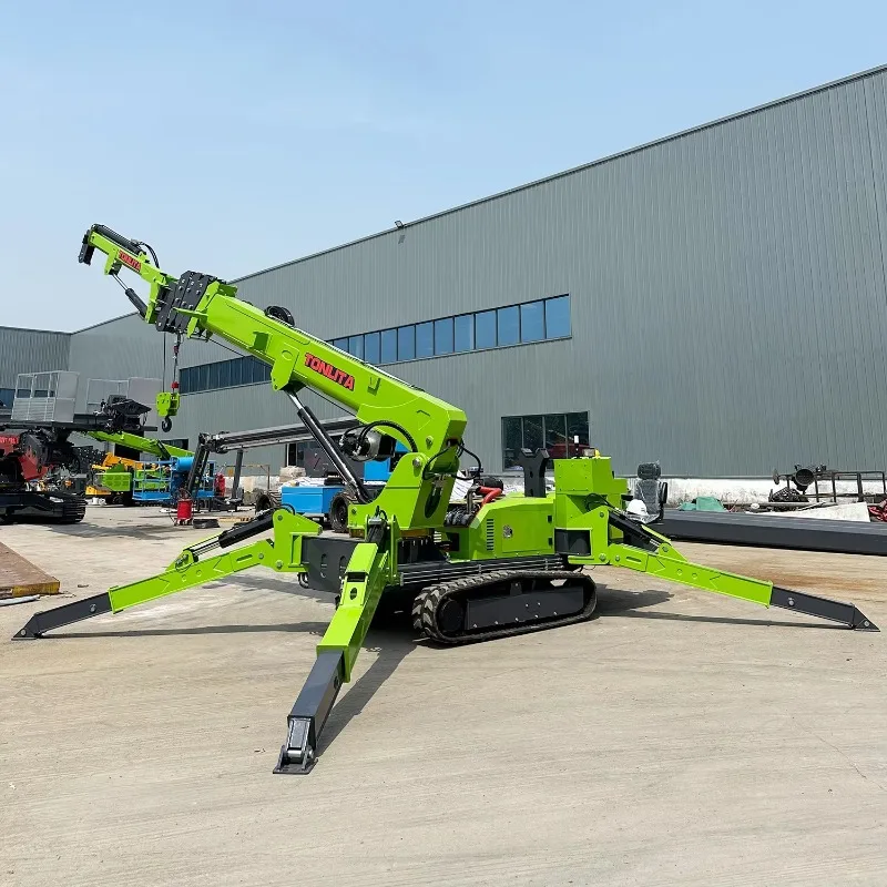 Mini Gru Cingolata Compatta a  - Compact Crawler Boom Lift recensione e prezzo