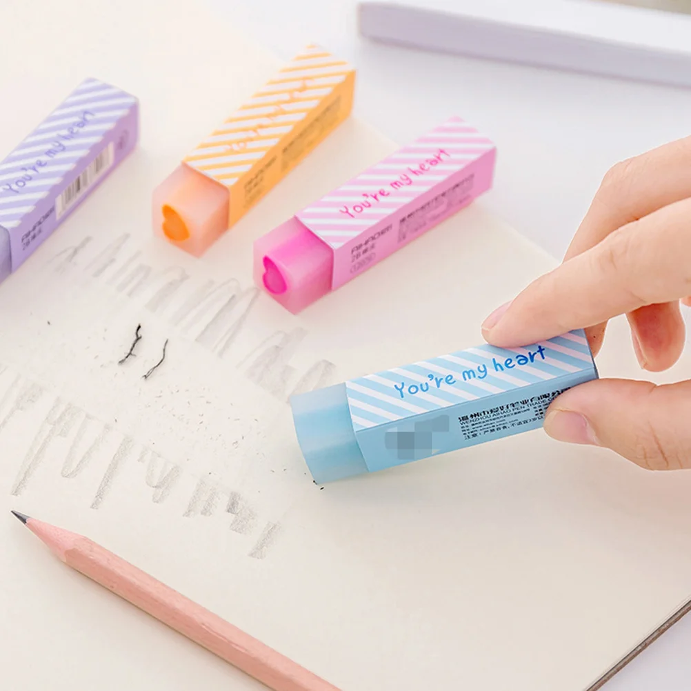 

10Pcs Cartoon Rubber Erasers Party Favors Prize Bin Stationery Gifts School Supplies Colorful Eraser Cartoon Eraser