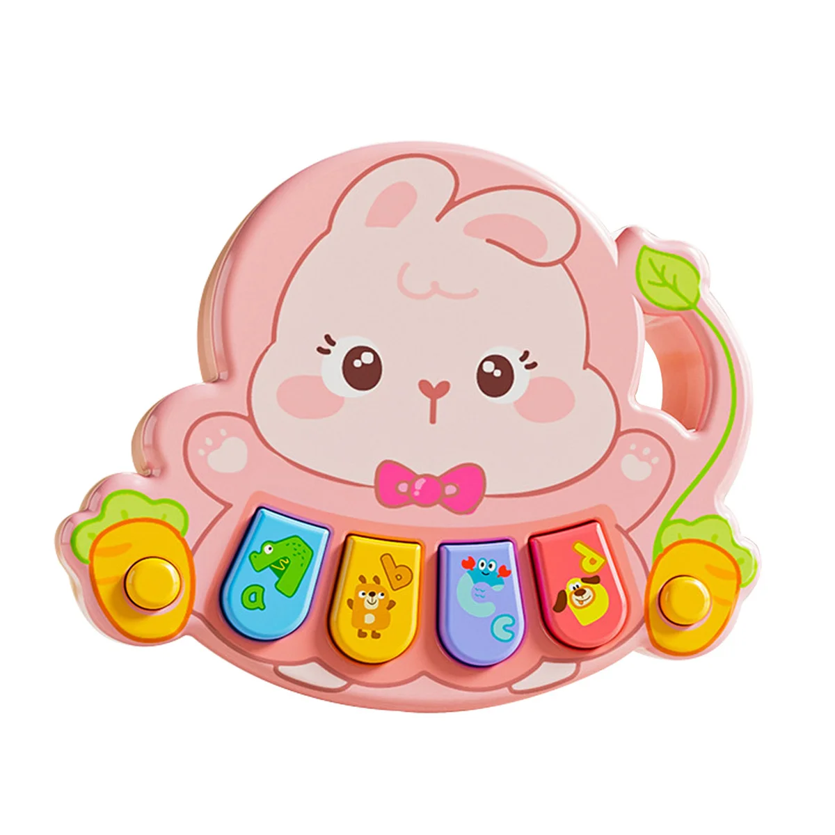Pink Rabbit Music Box, Baby Music Education Enlightenment Toy, Baby Finger Piano, Children's Birthday Gift