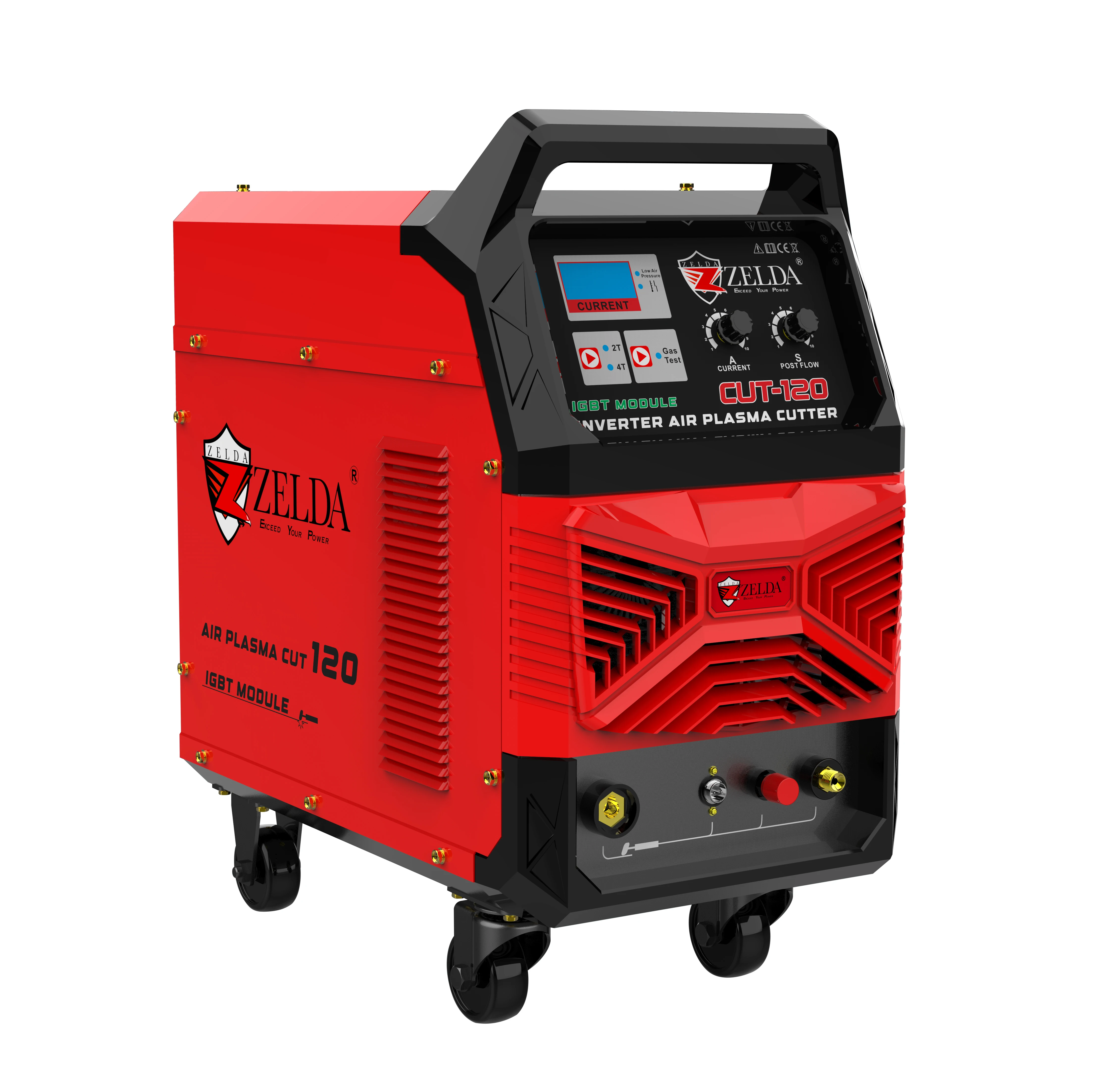 Industrial IGBT Air Plasma Cutter Three Phase Air Plasma Cutter LGK 120 Plasma Power Source For Cnc