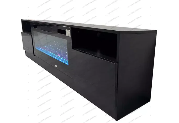 Special Furniture Living Room Storage Cabinet Electronic Fireplace Embedded Simulation Flame Decoration TV Cabinet Home Floor