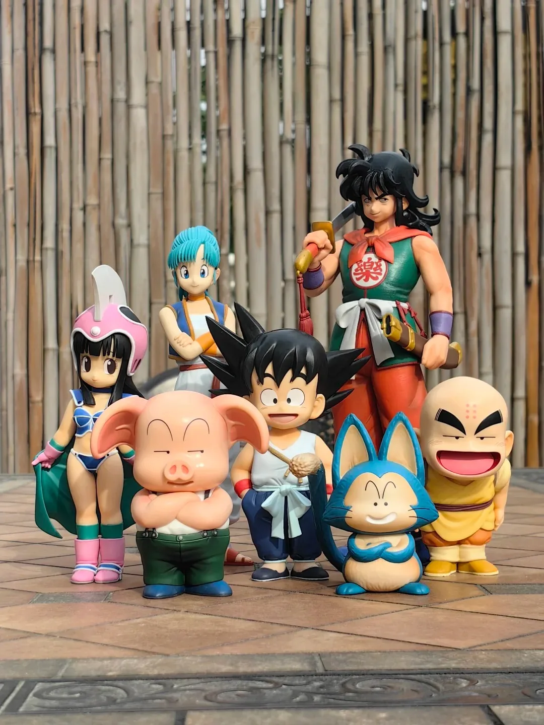 Neue Dragon Ball Z Super Saiyan Son Goku Anime-Figuren, Krillin, Chichi, Bulma, Puar, Oolong Actionfiguren-Modelle – Detail 1