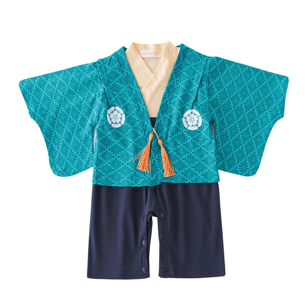 

Long Sleeve Boys Infant Kimono Infant Kimono For Baby Romper Soft Cotton Romper For Wear Photography Gift