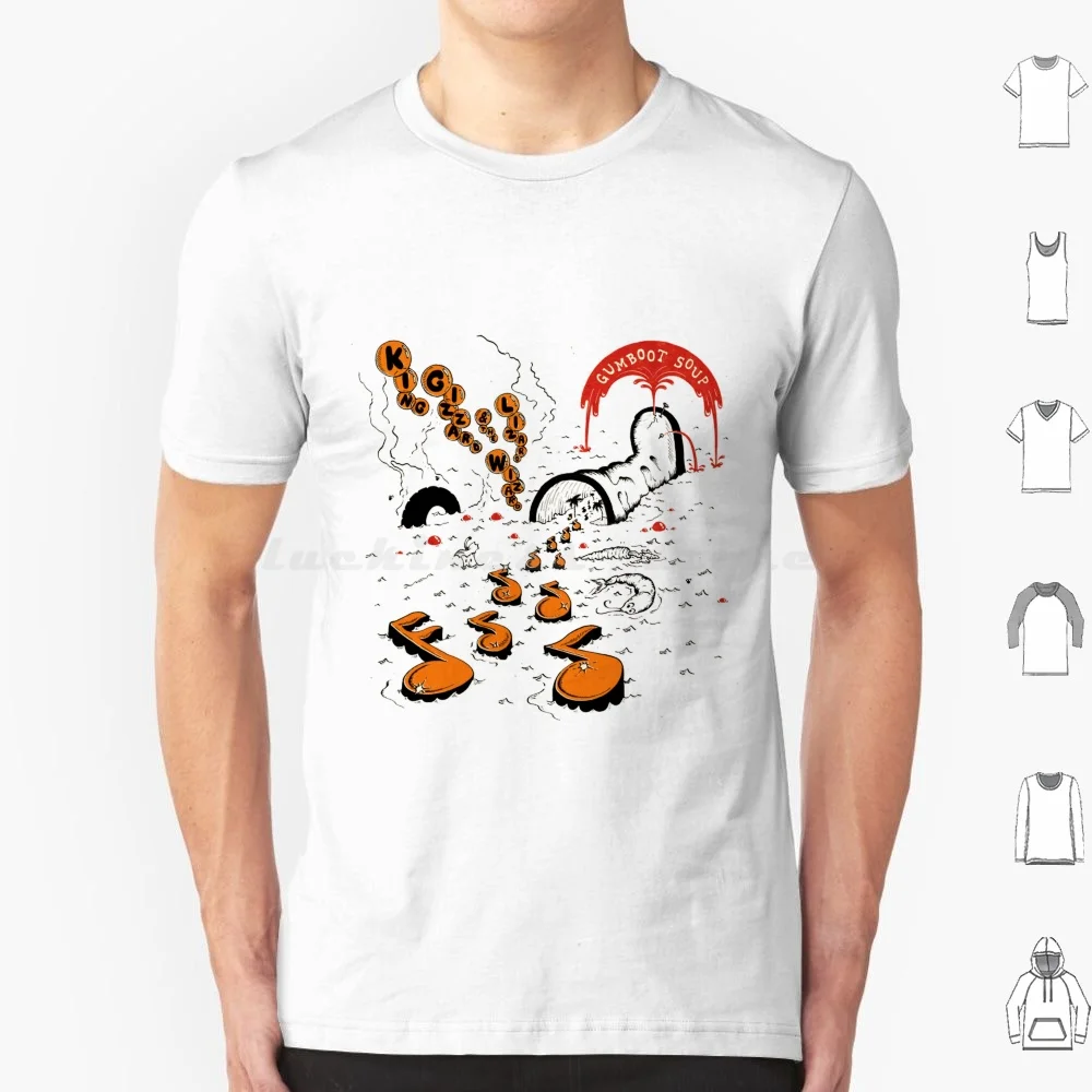 Gumboot Soup T Shirt Cotton Men Women DIY Print Gumboot Soup King Gizzard And The Lizard Wizard King Gizzard Psychedelic