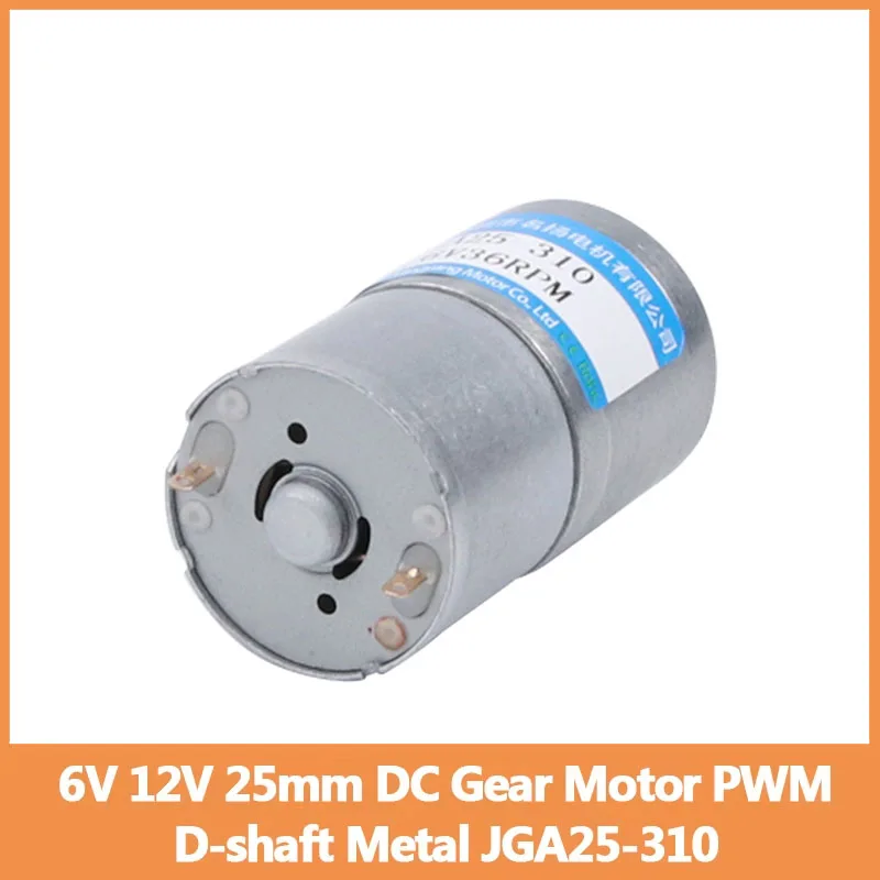 6V 25Mm Dc Gear Mot… - image
