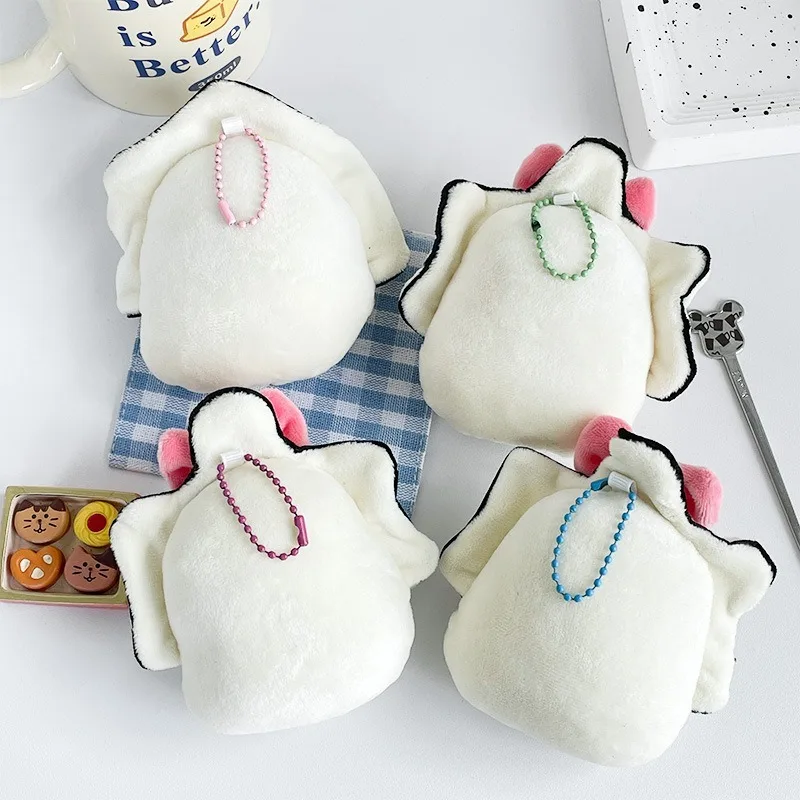 

Cute Simulation Oyster Doll Plush Keychain Oyster Keychain for Bag Home Living Room Decor Mini Plush Doll Pendant Children Gifts
