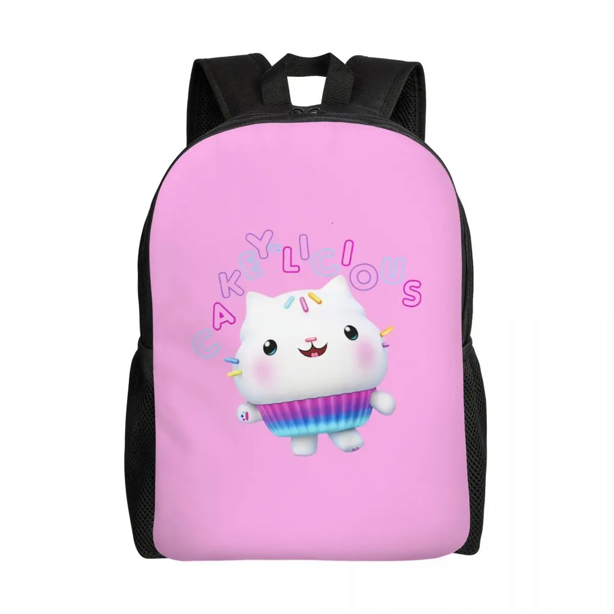 

Рюкзаки для кукольного домика Cakey Cat Gabby для женщин и мужчин, водонепроницаемые школьные портфели для колледжа с принтом