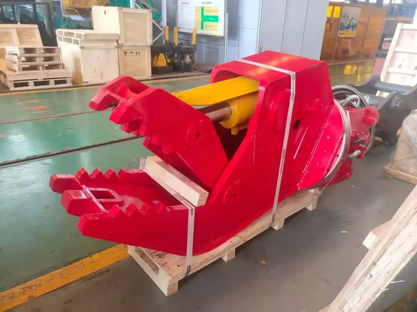 MONDE excavator pulverizer concrete crusher demolition shear hydraulic rotation pulverizer with rotary for construction