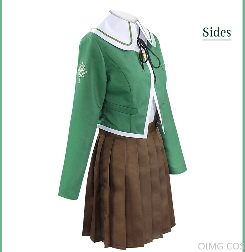 Chihiro Fujisaki Cosplay Costume Anime Super Danganronpa Uniform  for Woman Halloween