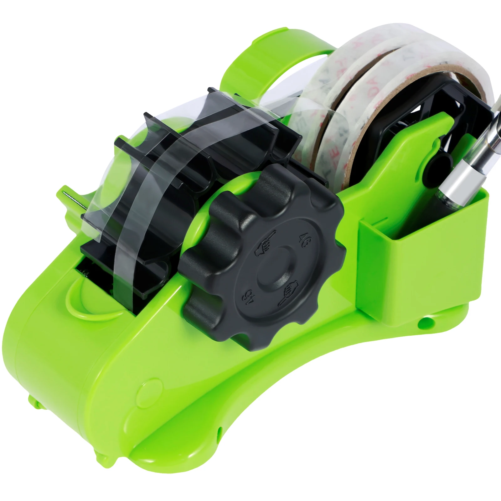 dispenser-semi-automatico-per-nastro-termico-taglierina-multi-rotolo-riutilizzabile-con-scomparto-per-nastro-a-trasferimento-termico