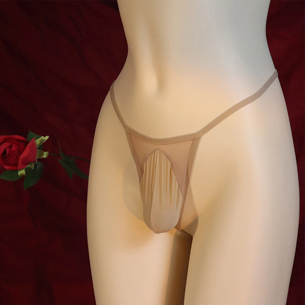الرجال الملابس الداخلية سيسي الحقيبة الناعمة بلون ثونغ بيكيني تنفس موجز g-سلسلة ليوبارد طباعة منخفضة الخصر العلامة التجارية الجديدة