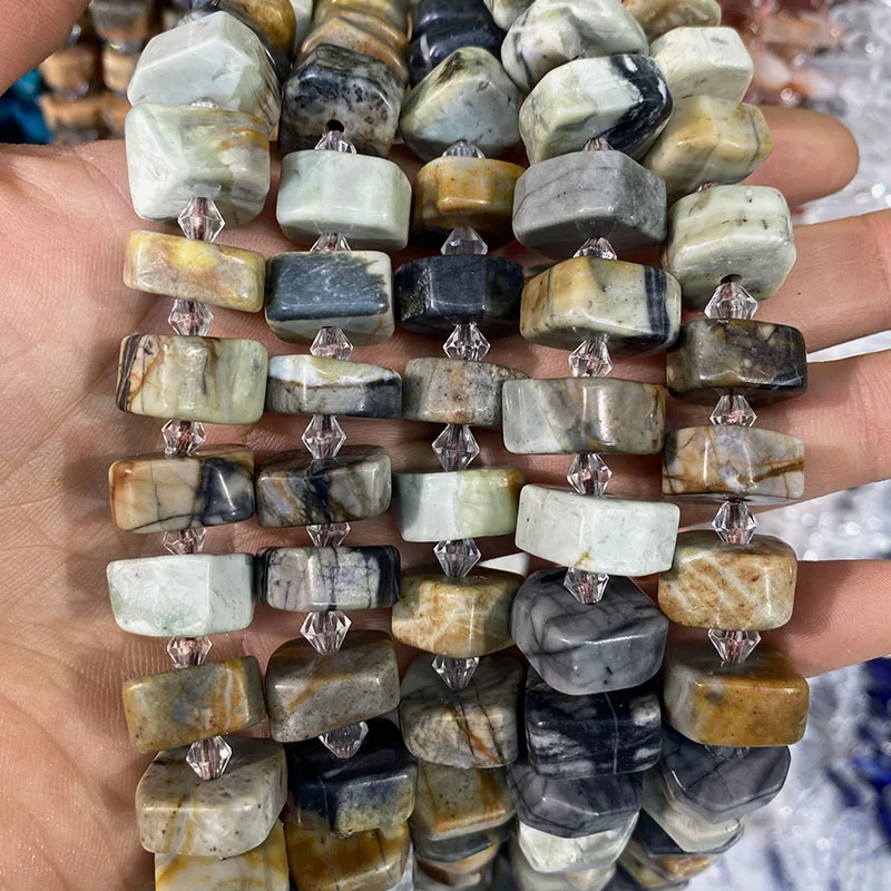 Natursteinperlen Aventurin Achate Tigerauge Jade Rosenquarz Jaspis Runde Armbandperlen für Schmuckherstellung Diy Armband – Detail 9