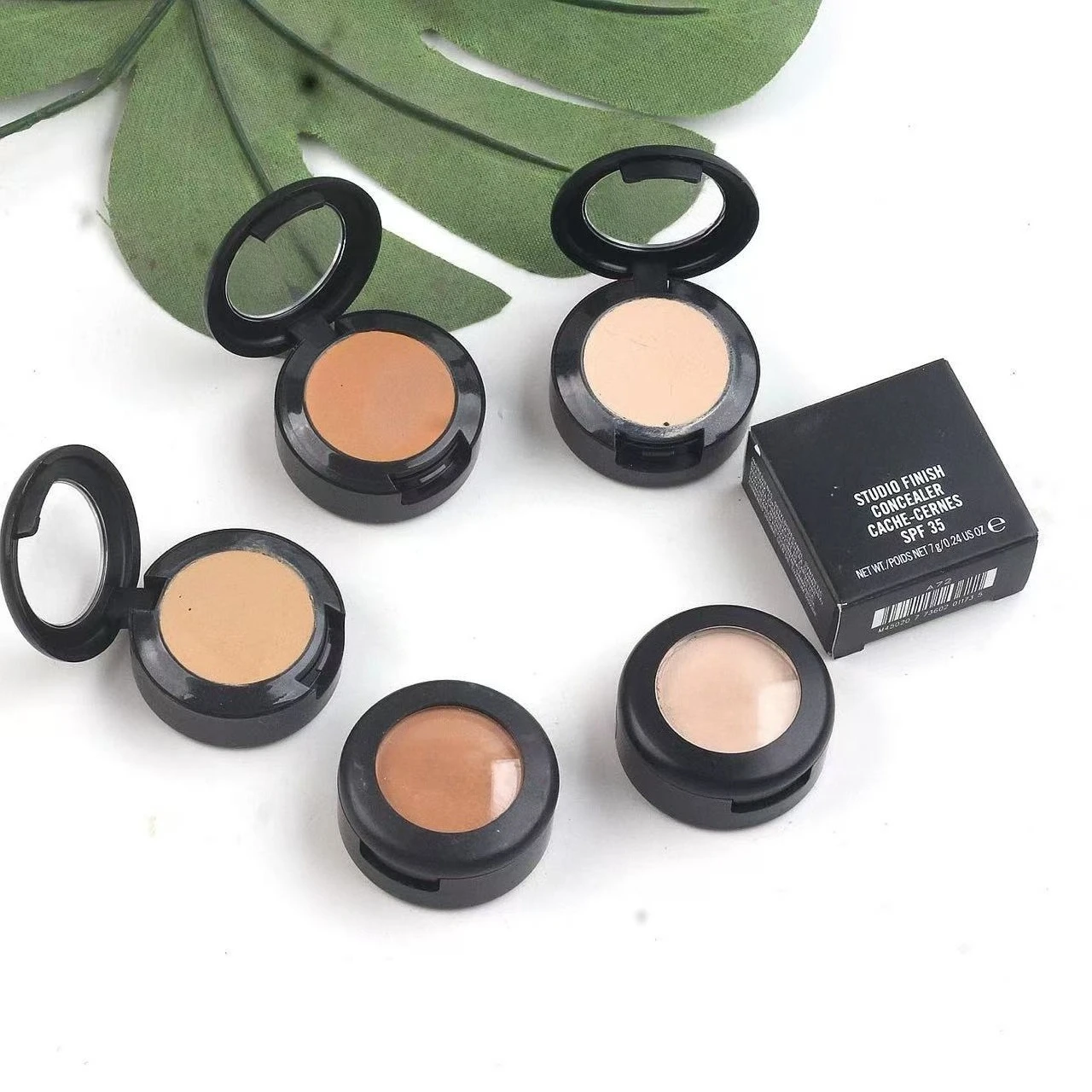 2 unids/lote marca estudio acabado corrector caché-Cernes Spf 35 maquillaje corrector herramienta de maquillaje