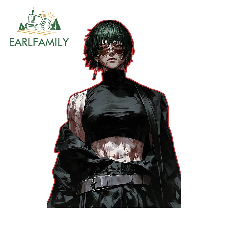 EARLFAMILY 13cm x 9.2cm Zenin Maki Stickers Fanart Girl Handsome Decal Laptop Auto Sunscreen Creative Windshield Car Accessories