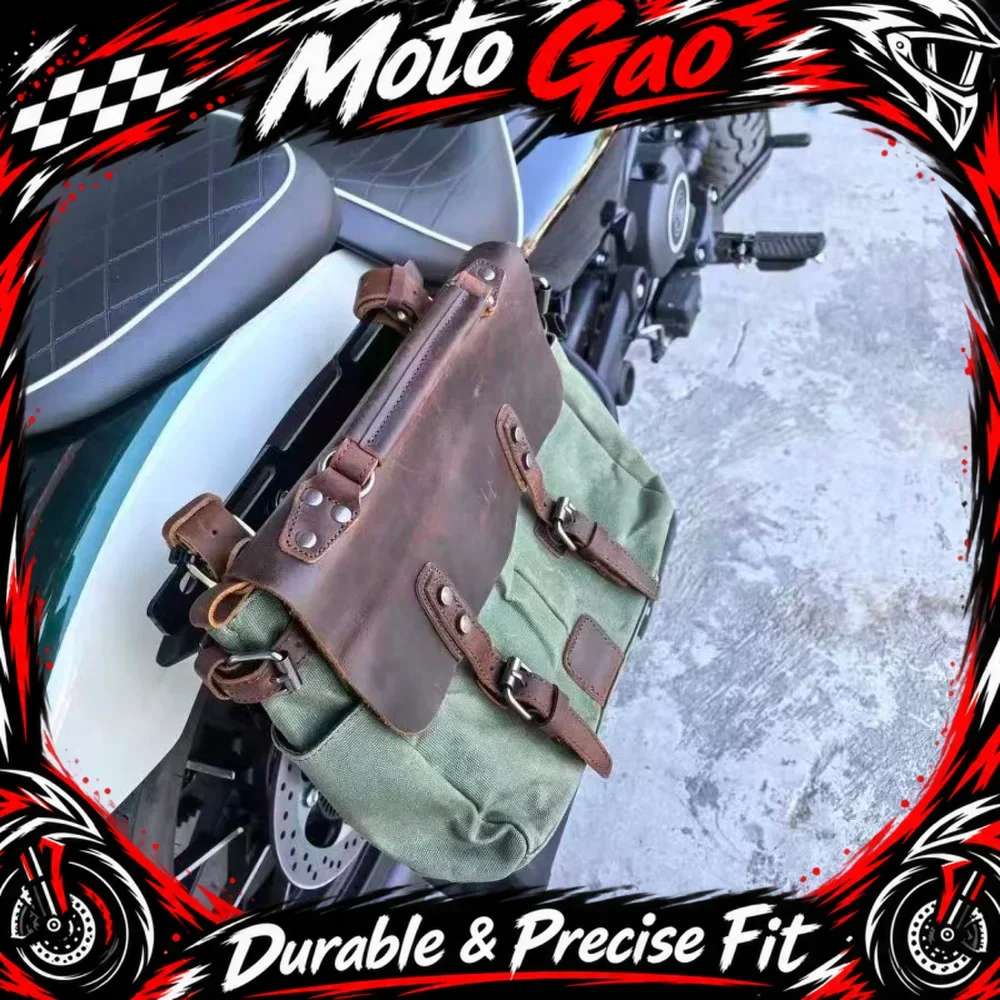 【Precise Fit】For 250CLC riding side bag, retro motorcycle modification accessories, side case, tool bag, tail bag, hanging bag