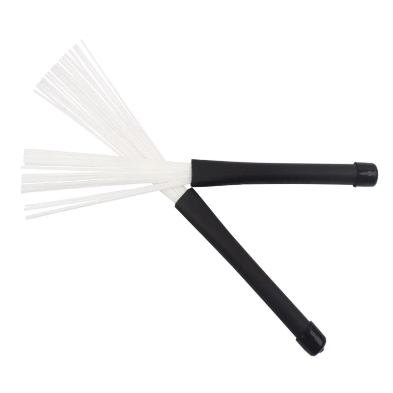 Drum Brush Percussions Retractable Nylon Brush Professional Drumsticks Brushes Multi-Rod Bundle