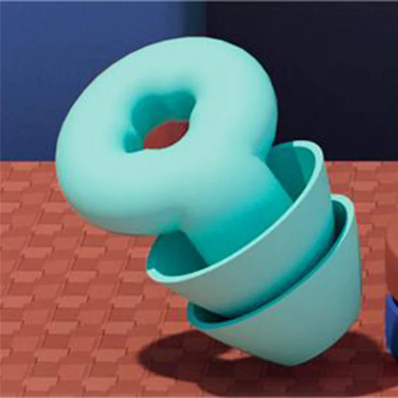 Penyumbat Telinga Lembut untuk Pengurangan Kebisingan Penyumbat Telinga Silikon Tahan Air untuk Sensitivitas Kebisingan Pesawat Tidur