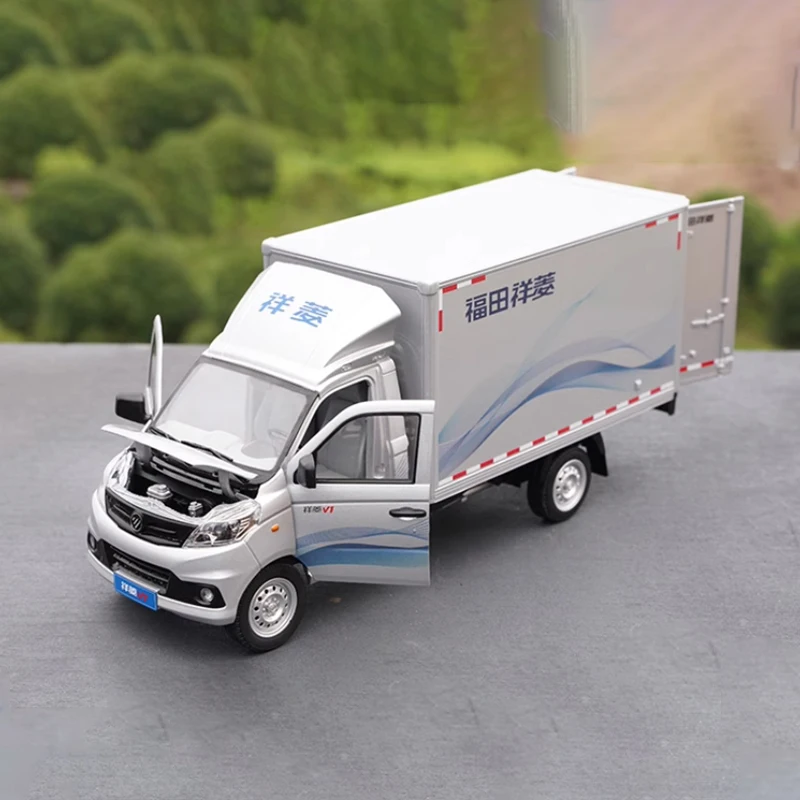 Diecast 1:18 Scale Foton Xiangling V1 Alloy Truck Model Finished Product Simulation Toy Collection Gift Static Model