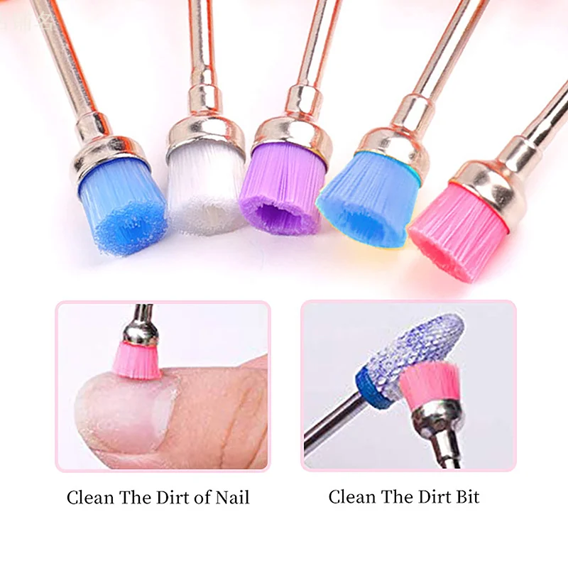 Nagelboor Reinigingsborstelreiniger Elektrische Nagelvijlen Frees Stofverwijderaar Boor Accessoires Nail Art Tool Manicure