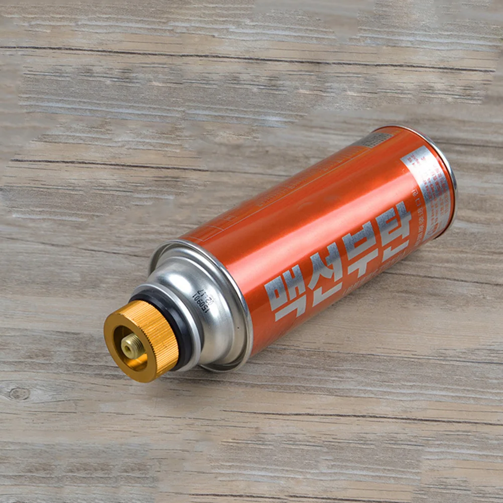 

Bz1163-1 Outdoor Stove Connector Head Split Type Gas Bottle Adaptor Transfer Nozzle Golden for Camping Picnic Bbq Stove