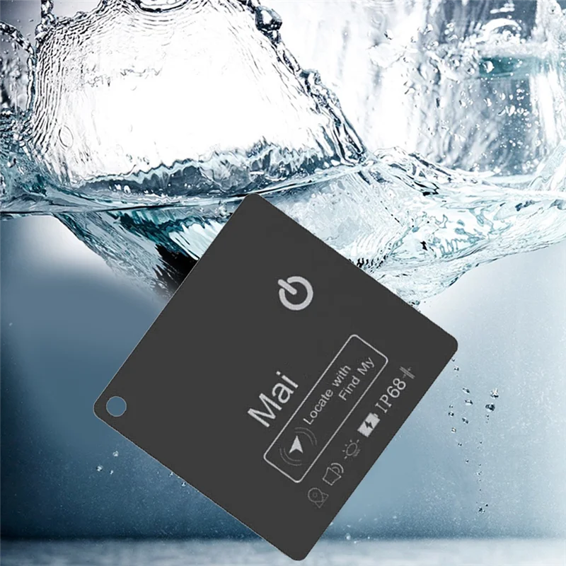 Mini Wallet Card Wireless Charging Tracking Location Gps Locator Smart Tag Work With Find My-[A51I]