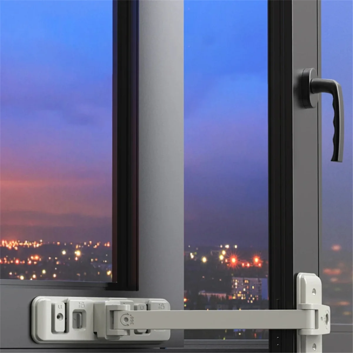 A002 Home Lock Buckle Children Limit Holder Sliding Door Locks Anti-Falling Security Adjustable