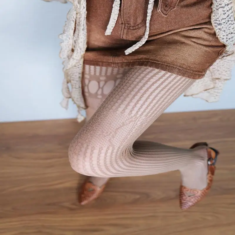 1Pc Y2K Fish Net Pantyhose Women Fashionable Personalized All-Match Hollow Out Sexy Silk Stocking